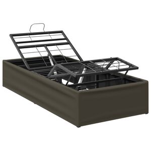 vidaXL Electric Adjustable Bed Frame Grey 200 x 80 x 33.5 cm Steel