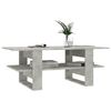vidaXL Coffee Table Concrete Grey 110x55x42 cm Engineered Wood