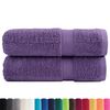 vidaXL Premium Shower Towels SOLUND 2 pcs Purple 70x140 cm 600 gsm