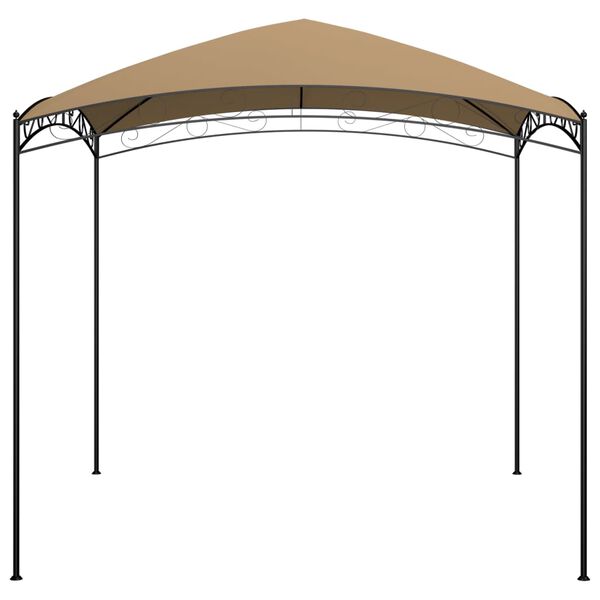 vidaXL Gazebo 3x3x2.65 m Taupe 180 g/m²