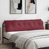 vidaXL Back Pillow Wine Red 180 x 19 x 50 cm Fabric