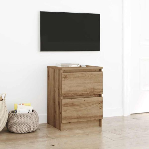 vidaXL TV Cabinet Artisan Oak 40x35x54 cm Engineered Wood