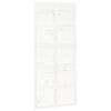 vidaXL Barn Door White 90x1.8x214 cm Solid Wood Pine