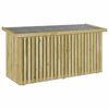 vidaXL Garden Storage Box Impregnated Pine Wood 119 x 44 x 58.5 cm