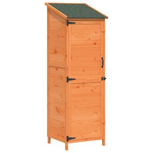 vidaXL Garden Shed Brown 59.5 x 56 x 176.5 cm Engineered Wood
