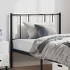 vidaXL Metal Replace Headboard Black 100 cm