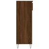 vidaXL Shoe Cabinet Brown Oak 40x36x105 cm Engineered Wood