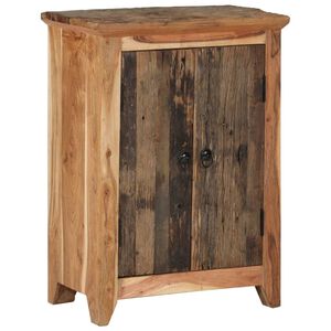 vidaXL Sideboard 55x33x75 cm Solid Wood Acacia and Reclaimed
