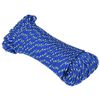 vidaXL Boat Rope Blue 3 mm 50 m Polypropylene