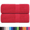 vidaXL Guest Towels "FROGN" 2 pcs Red 30x50 cm 360 gsm