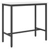 vidaXL Table White 100 x 50 x 91 cm Engineered Wood and Steel