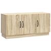 vidaXL TV Cabinet Sonoma Oak 99 x 34.5 x 47 cm Engineered Wood