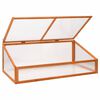 vidaXL Greenhouse Orange 110x56x39 cm Fir Wood
