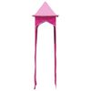 vidaXL Curtains for Loft Bed with Tunnel and Tower Pink