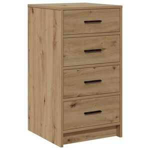 vidaXL Sideboard Artisan oak 40 x 41 x 75 cm Engineered Wood
