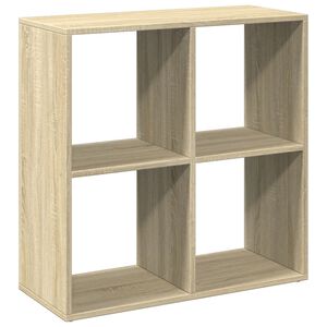 vidaXL Room Divider Bookcase Sonoma Oak 69.5x29x69.5 cm Engineered Wood