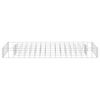 vidaXL Gabion Raised Bed Galvanised Steel 90x30x10 cm