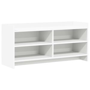 vidaXL TV Cabinet 100 x 33 x 47 cm White Engineered Wood