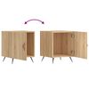 vidaXL Bedside Cabinet Sonoma Oak 40x40x50 cm Engineered Wood