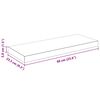 vidaXL Floating Wall Shelf High Gloss White 60x23.5x3.8 cm MDF
