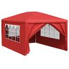 vidaXL Partytent with Wall Red 400 x 300 x 255 cm