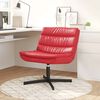 vidaXL Swivel Chair Red 63 x 75 x 76 cm PU