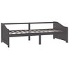 vidaXL 3-Seater Day Bed without Mattress Dark Grey 90x200cm