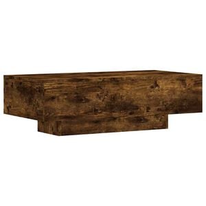 vidaXL Coffee Table Smoked Oak 100x49,5x31 cm Engineered Wood