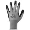 vidaXL Work Gloves 12 pcs Grey and Black 10 / XL Polyester