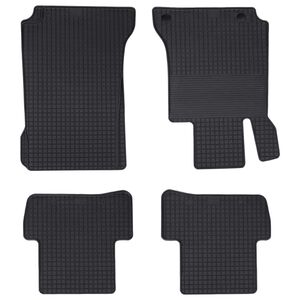 vidaXL Car Mat 4 pcs Black suitable for C-Class W205 2014- 4D Aft
