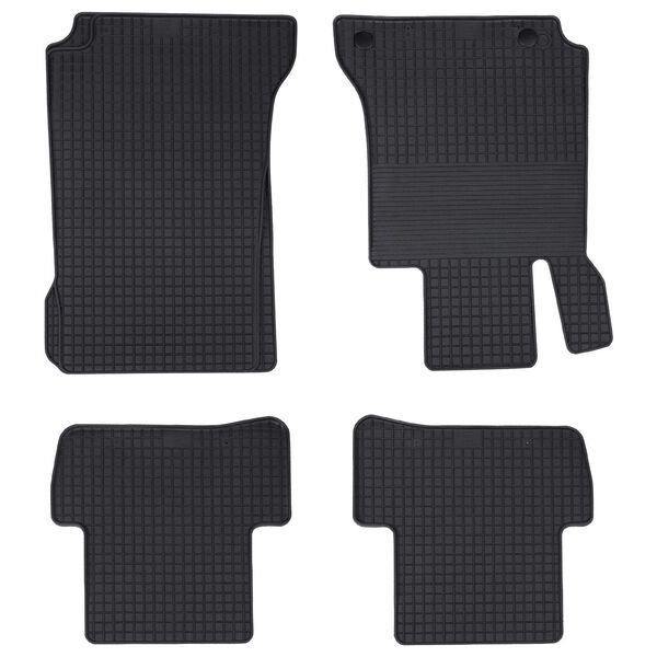 vidaXL Car Mat 4 pcs Black suitable for C-Class W205 2014- 4D Aft