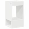 vidaXL End Table White 30 x 30 x 56 cm Engineered Wood