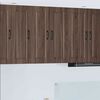 vidaXL Kitchen Cabinet 2 pcs Brown Oak 30 x 31 x 80 cm Engineered Wood