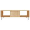 vidaXL Coffee Table Sonoma Oak 104x60x35 cm Engineered Wood