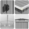 vidaXL Garden Shed Grey 257x779x181 cm Galvanised steel