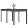 vidaXL Garden Table Grey 159.5x82.5x76 cm Solid Wood Pine