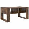 vidaXL Coffee Table Smoked Oak 92 x 53 x 45 cm Engineered Wood