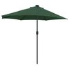vidaXL Garden Parasol Green 294 x 150 x 224 cm Polyester and Steel