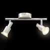 vidaXL Ceiling Spotlight with Spotlights Nickel 25.5 x 8 x 11 cm Steel