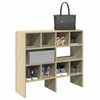 vidaXL Shoe Racks 2 pcs Stackable Sonoma Oak 89.5x30x40 cm