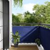 vidaXL Balcony Screen Blue 90x1000 cm 100% Polyester Oxford