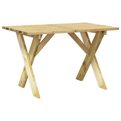 vidaXL Garden Table 110x73x70 cm Impregnated Pinewood