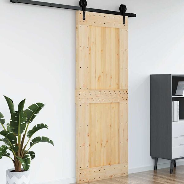 vidaXL Door NARVIK 85x210 cm Solid Wood Pine