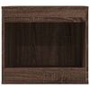 vidaXL Cat Litter Box Enclosure Brown Oak 47x59x42 cm Engineered Wood