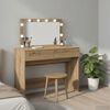 vidaXL Dressing Table Artisan Oak 100 x 40 x 120 cm Engineered Wood