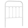vidaXL Metal Replace Headboard White 75 cm