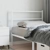 vidaXL Metal Replace Headboard White 100 cm