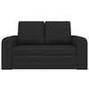 vidaXL Sofa Bed Black 148 x 71 x 83 cm Fabric