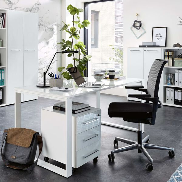 Germania Rolling Filling Cabinet GW-Monteria White