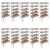 vidaXL Storage Rack Garage Storage Shelf 10pcs
